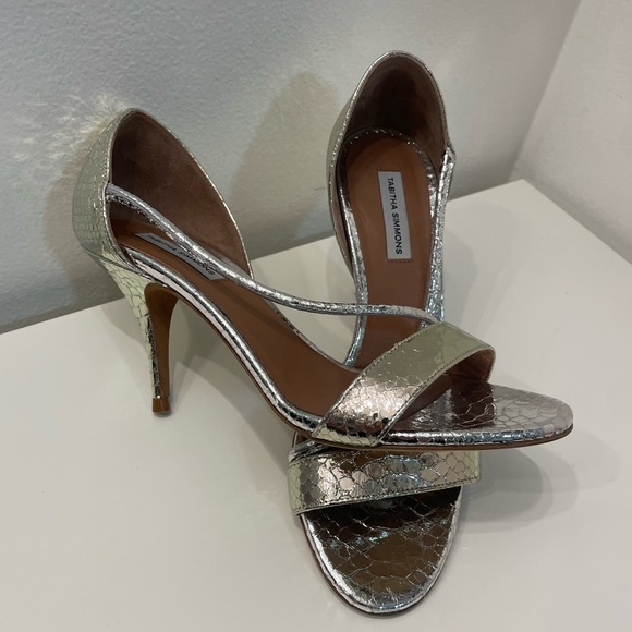 Tabitha Simmons Nile strappy heel in python - Picture 3 of 7